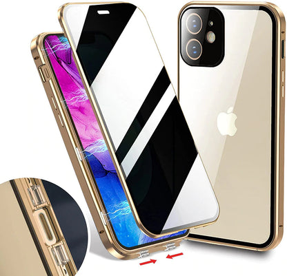 Brehn | Magnetic tempered glass double-sided compatible with iPhone