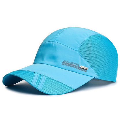 Lightweight, breathable sports cap, adjustable outdoor hat