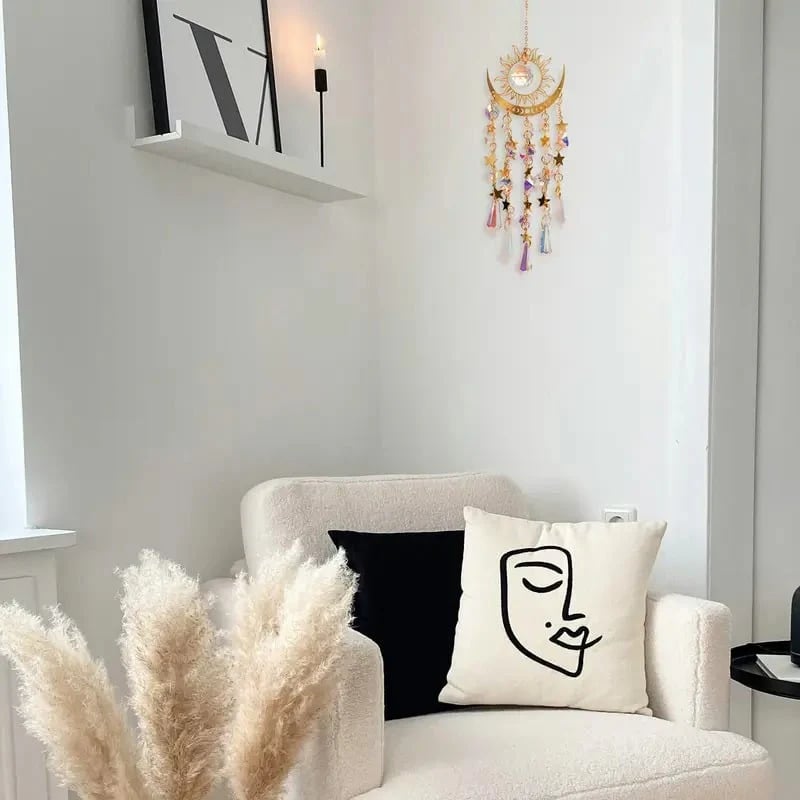 Skanto | Crystal Suncatcher, Indoor & Outdoor Decoration for Windows, Bedroom, Patio & Garden