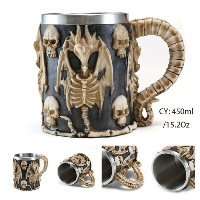 Skanto | Fantasy Adventure Resin / Stainless Steel Mug