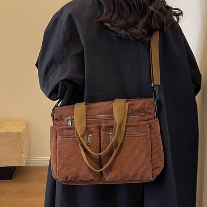 Skanto Skanto | Solid Corduroy Tote Bag