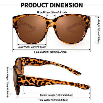 Oversized Cat-Eye Sunglasses UV400 Polarized | Bowlift