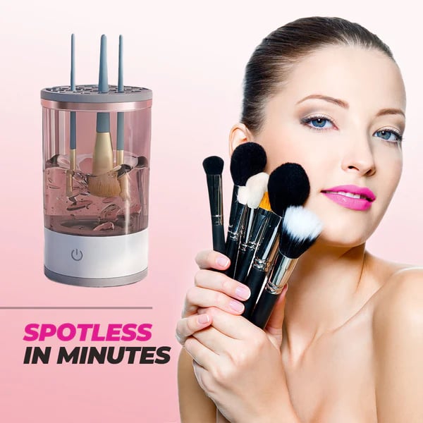 BowLift | Makeup Brush Cleaner Machine | BrushPure Automatic Cleaning & Drying | Compact 16×9cm