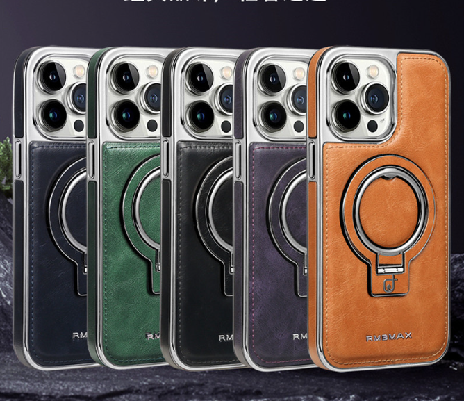 BowLift | Luxury Leather Invisible Stand iPhone Case