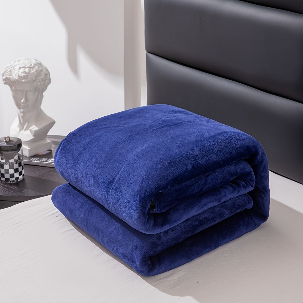 Skanto | Soft and Warm Grey Flannel Blanket for All Seasons