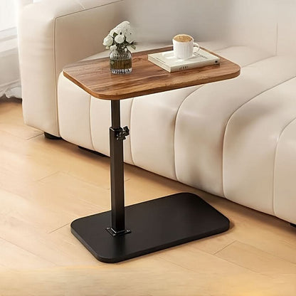 Skanto | Adjustable Side Table – Wood & Metal for Sofa or Bed