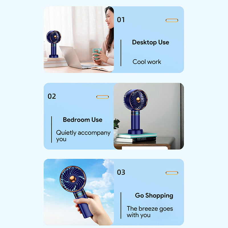 Portable 5000mAh Handheld Mini Air Conditioner Fan | Brehn
