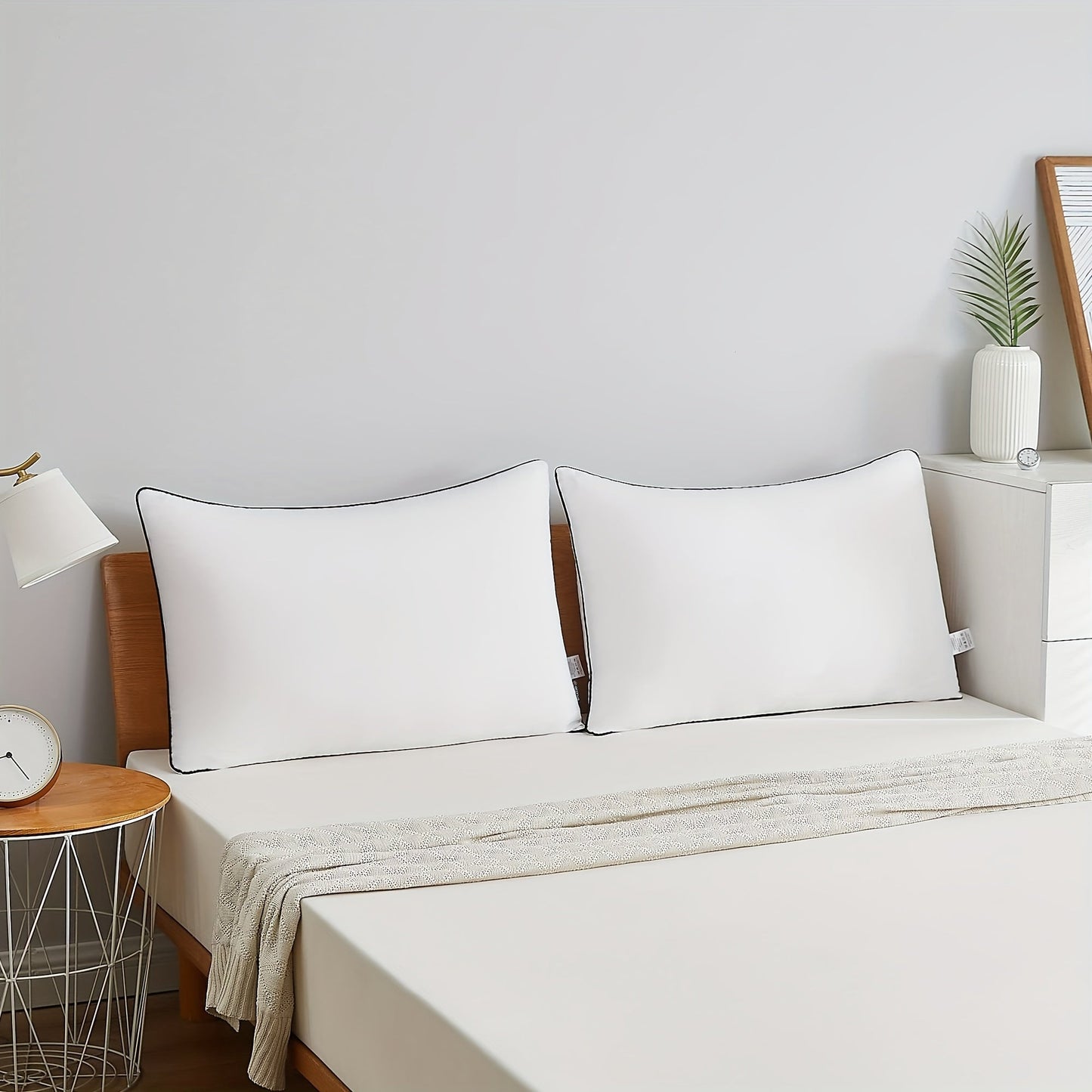 Skanto Skanto | Cooling Sleep Pillows - Luxury Hotel Quality with 3D Microfiber Fill and Breathable Cover - Ideal for Side, Back, and Stomach Sleepers, King Size