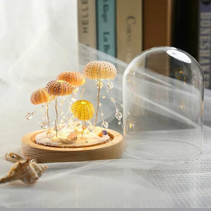 LumiCraft – Unique DIY table lamp with natural shell for a cozy ambiance
