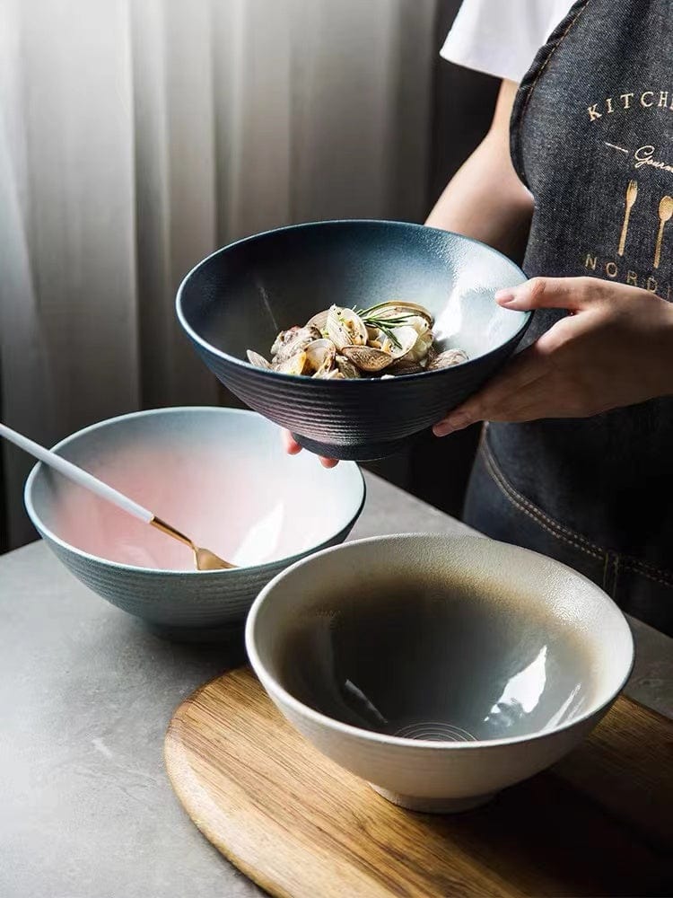 8'' Ceramic Ramen Bowls | Brehn