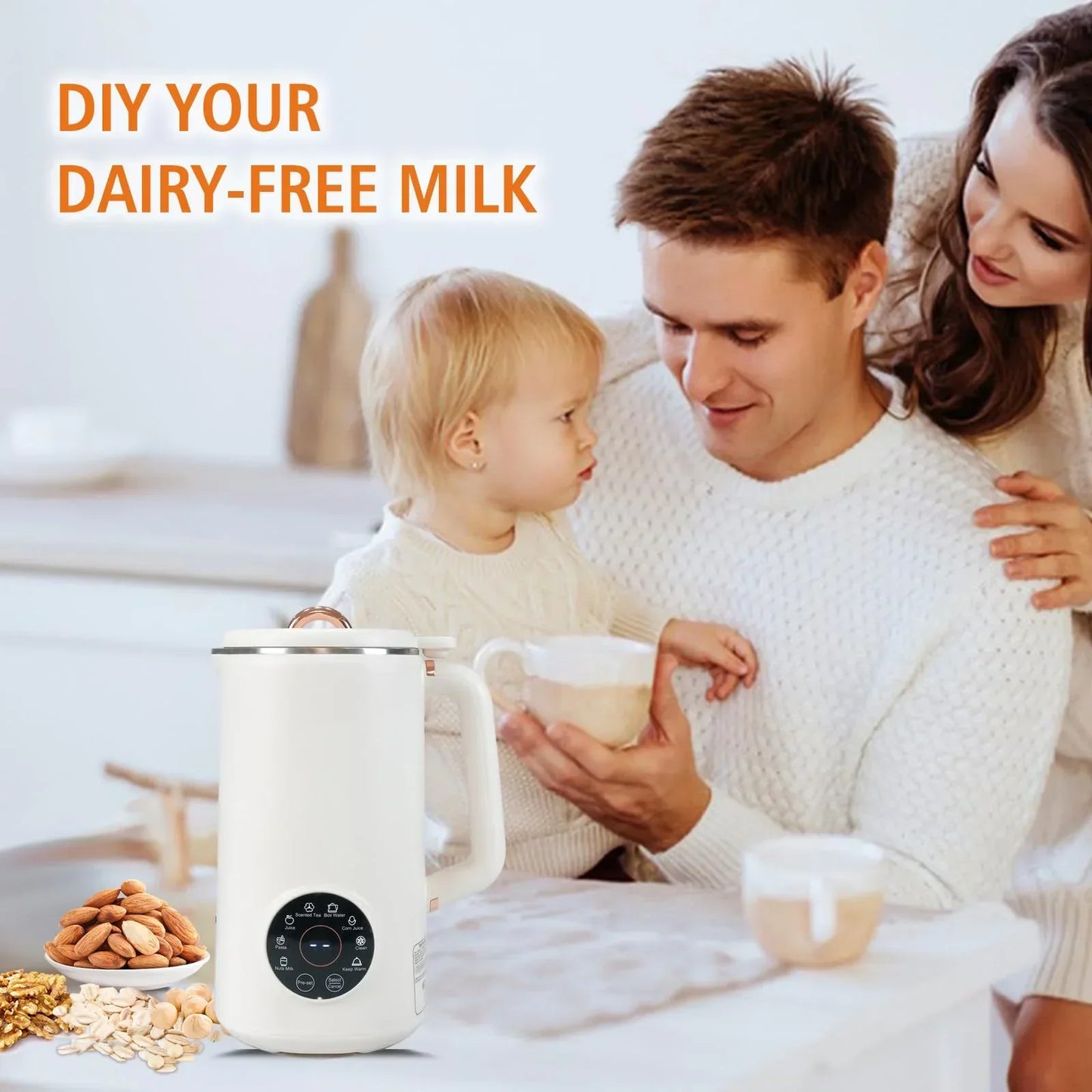 Skanto | 8-in-1 Nut Milk Maker (1000 ml) - NutriBlend