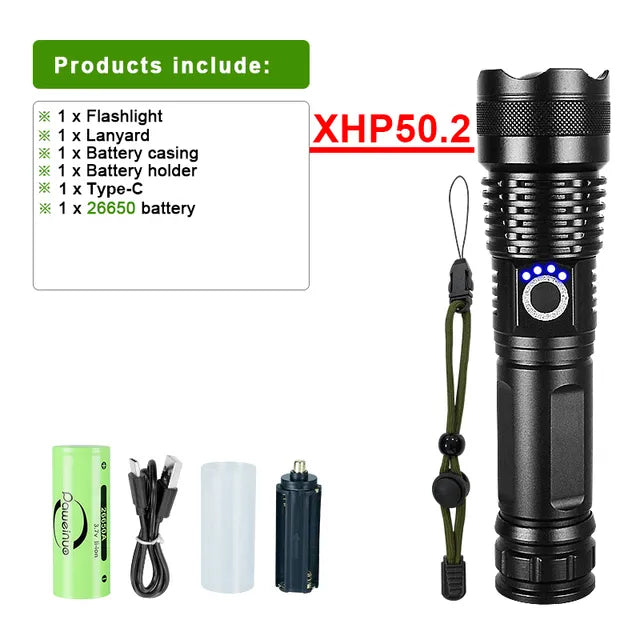 Skanto | LED Flashlight | Rechargeable Flashlight
