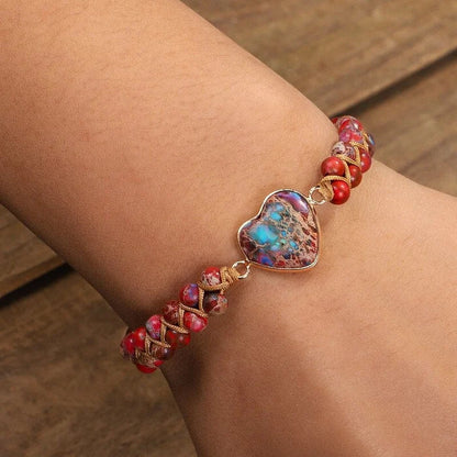 Skanto | Heart Jasper Bracelet