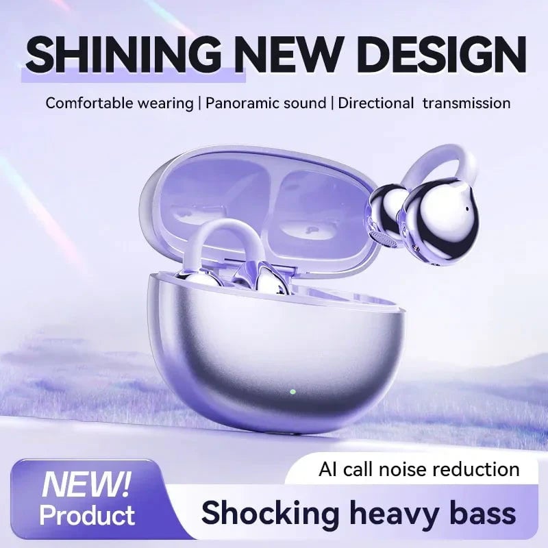 Skanto | AI Translation Open Ear Clip Bluetooth Headphones