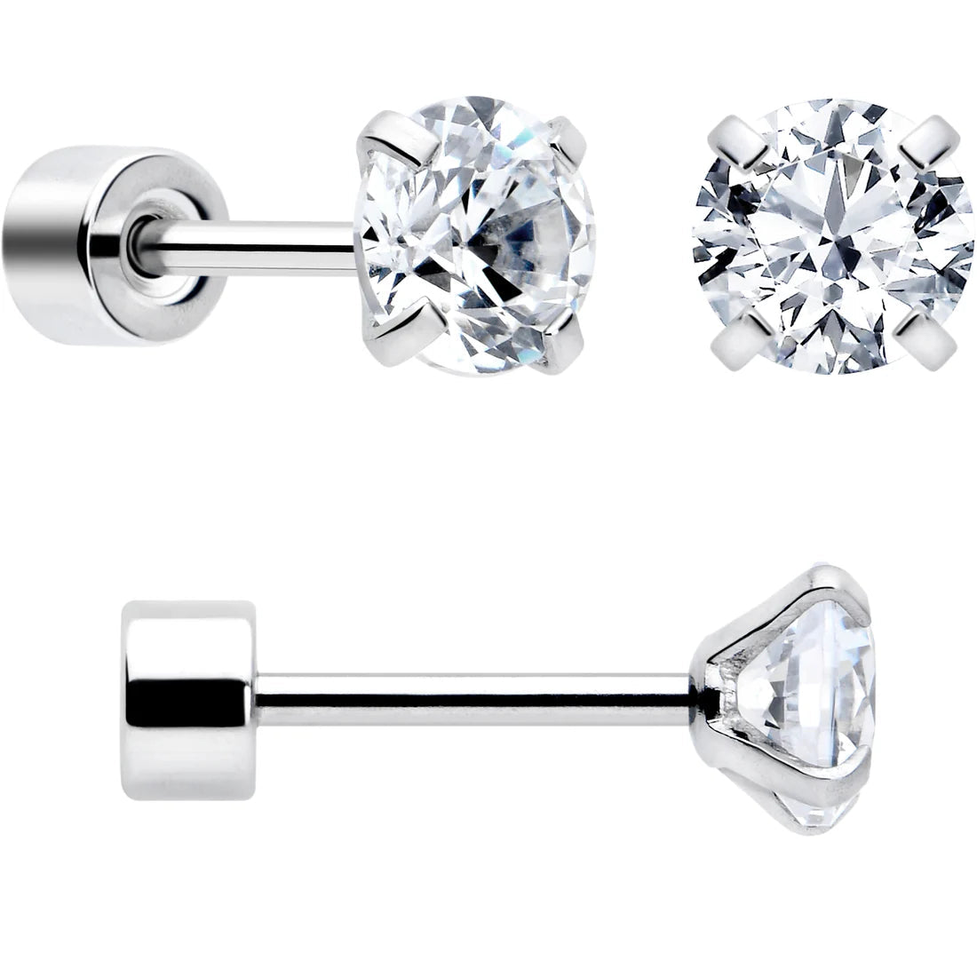 Ear studs with flat back | Bowlift