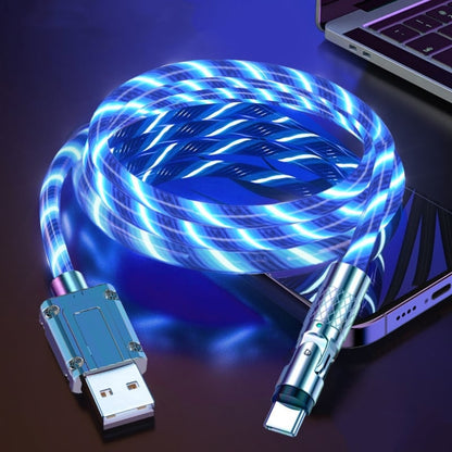 Magnetic Charging Cable | 540° Rotatable Connector | Fast Charging with LED Lighting