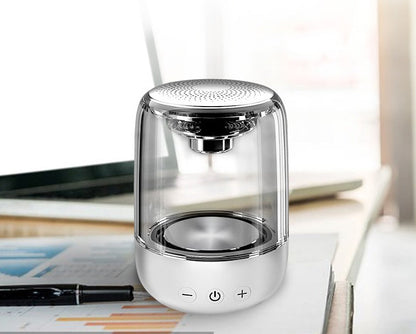 Sandsberg Bluetooth Column Speaker Wireless Bluetooth Speaker with powerful bass and radio as well as variable color LED lighting.
