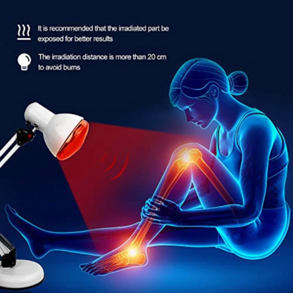 Skanto | Red Light Therapy Lamp for Skin - Infrared Heating with Stand