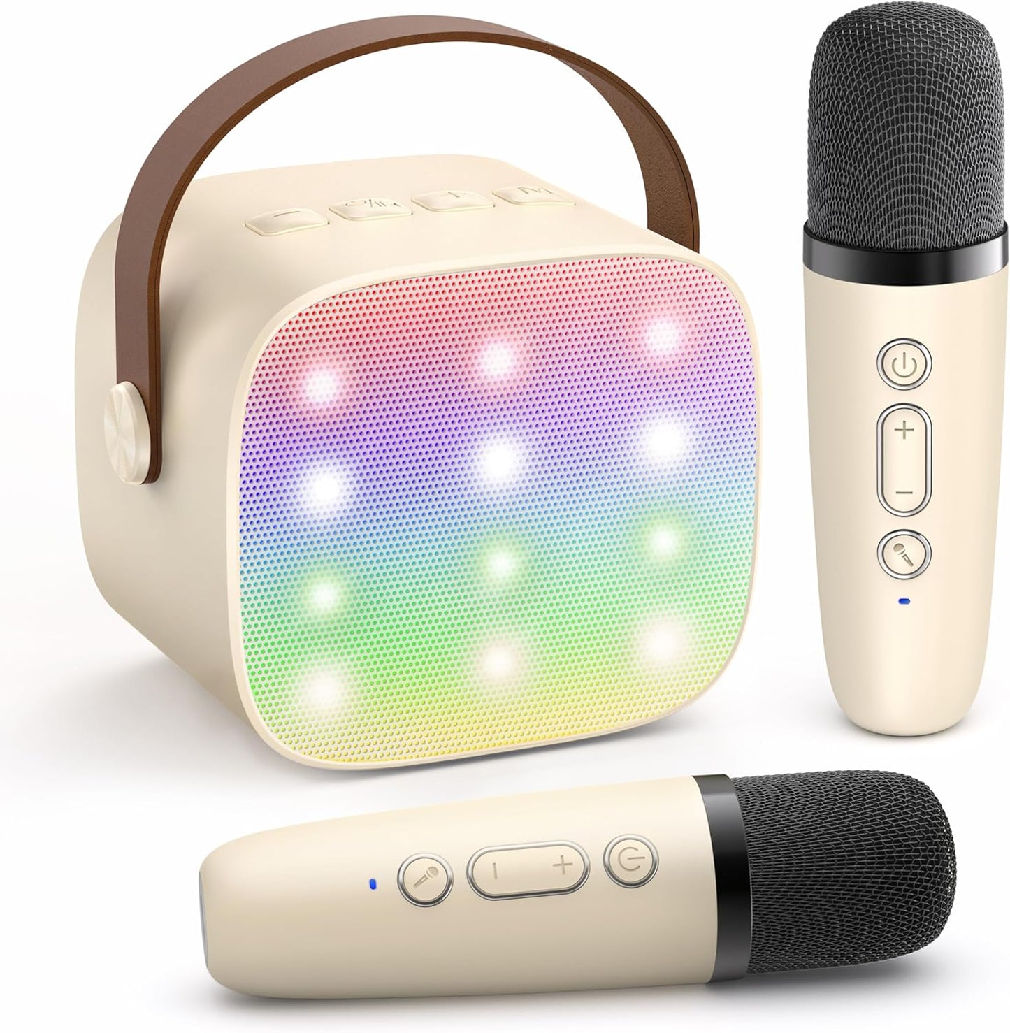 Skanto | Portable Mini Karaoke Machine with Bluetooth Speaker and 2 Wireless Microphones – Veylo