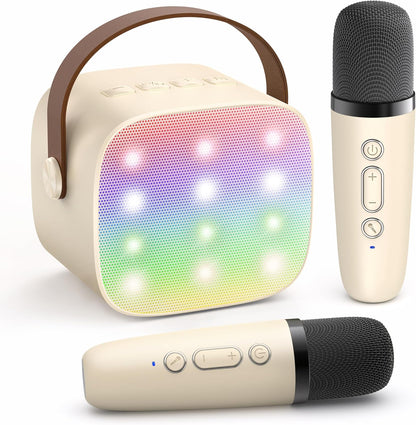 Skanto | Portable Mini Karaoke Machine with Bluetooth Speaker and 2 Wireless Microphones – Veylo
