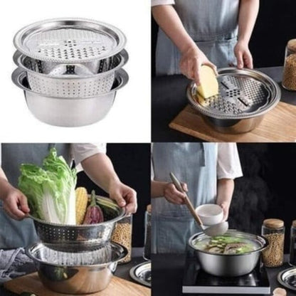 Skanto | Stainless Steel Fine Mesh Sieve Set