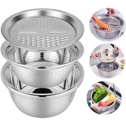Skanto | Stainless Steel Fine Mesh Sieve Set