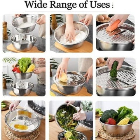 Skanto | Stainless Steel Fine Mesh Sieve Set