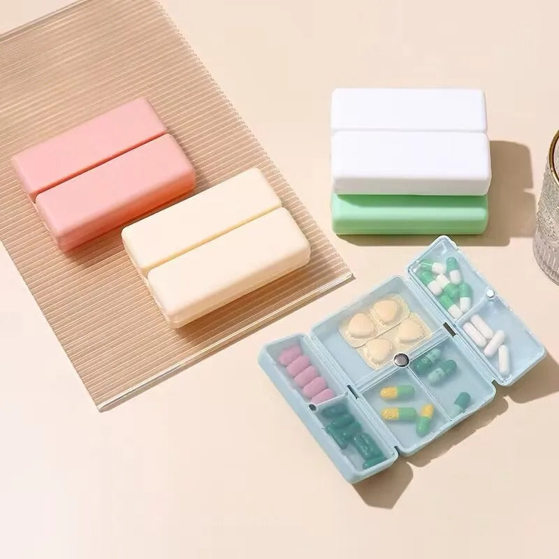 Compact Magnetic Pill Organizer | Portable, Safe Storage | Bowlift
