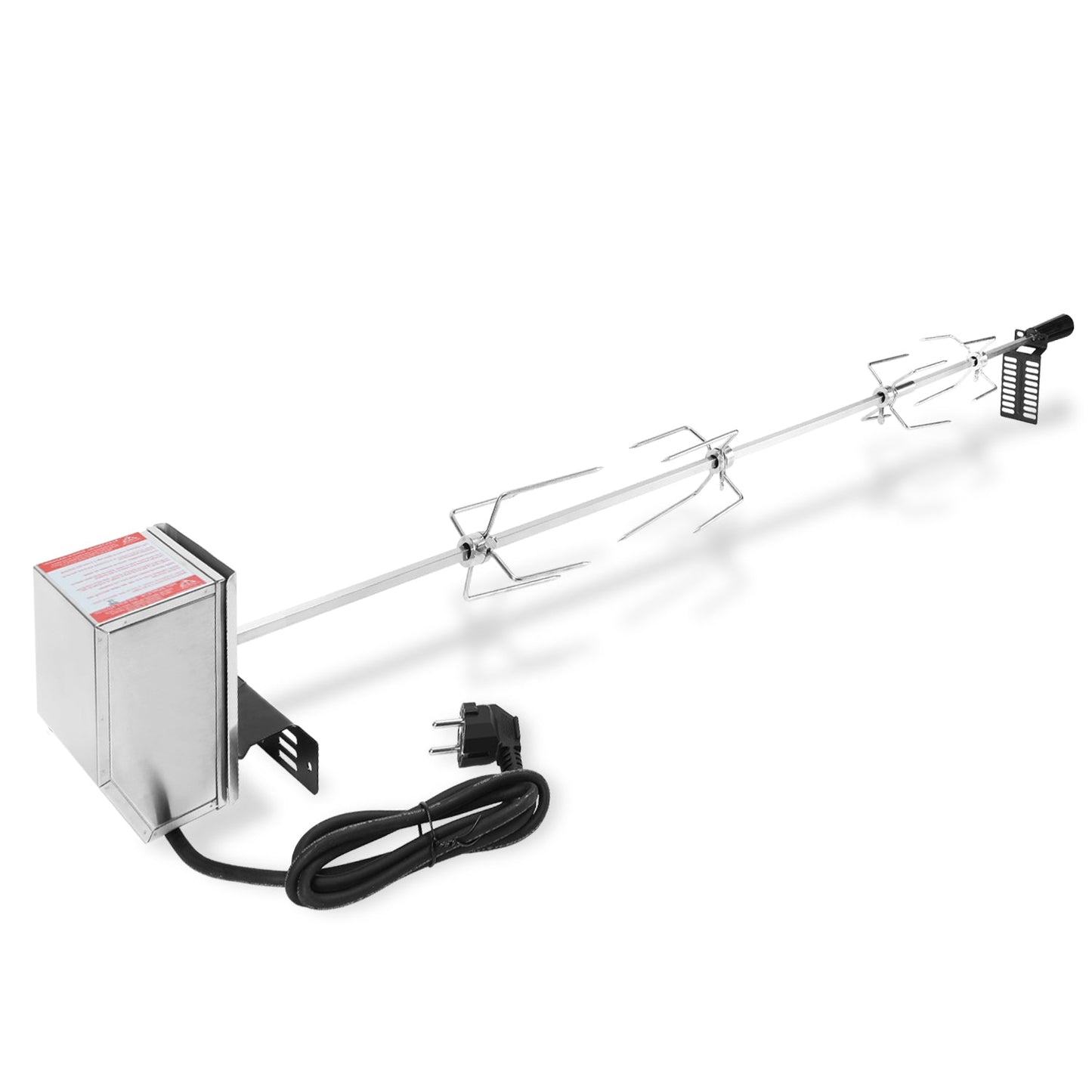 BBQ Rotisserie Spit Stainless Steel Motor 4x Meat Fork | Karnz
