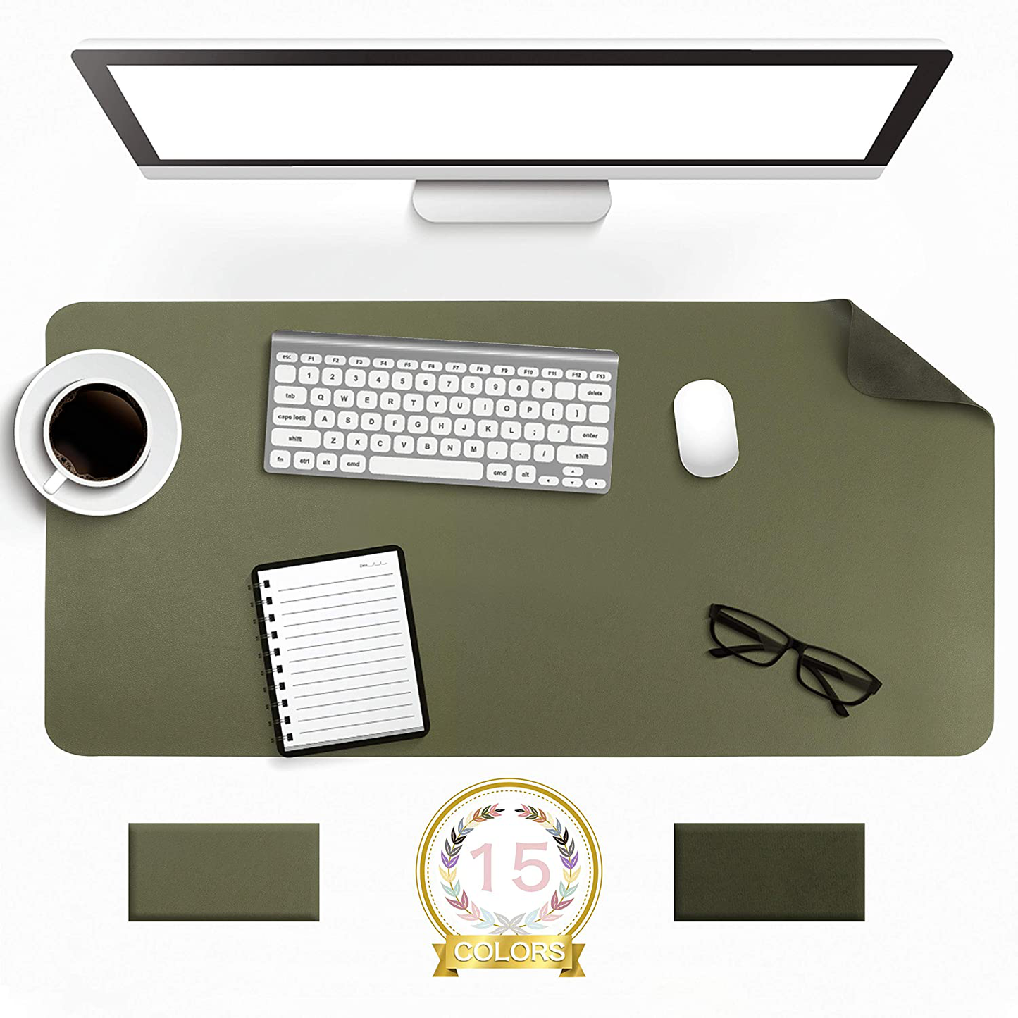Skanto | Desk Protector Waterproof Non-Slip Leather Office Mouse Pad