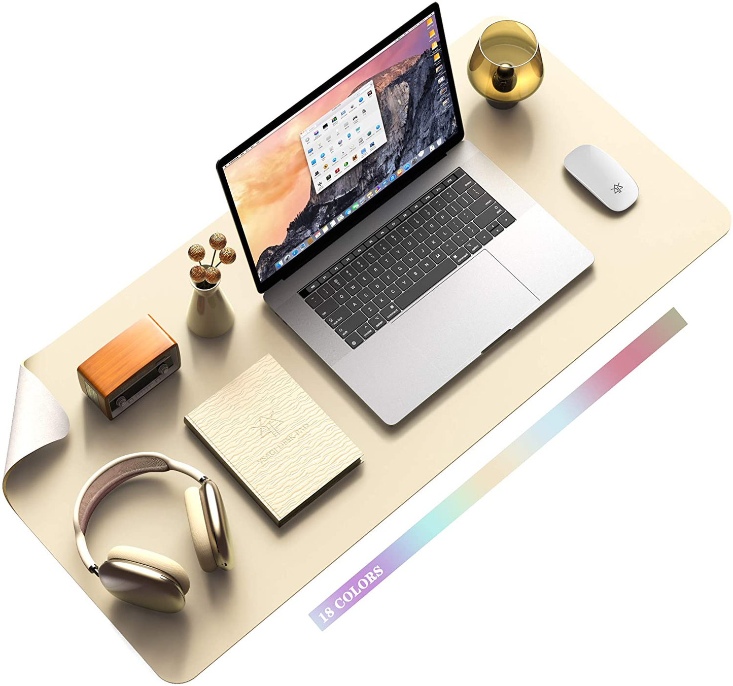Skanto | Desk Protector Waterproof Non-Slip Leather Office Mouse Pad