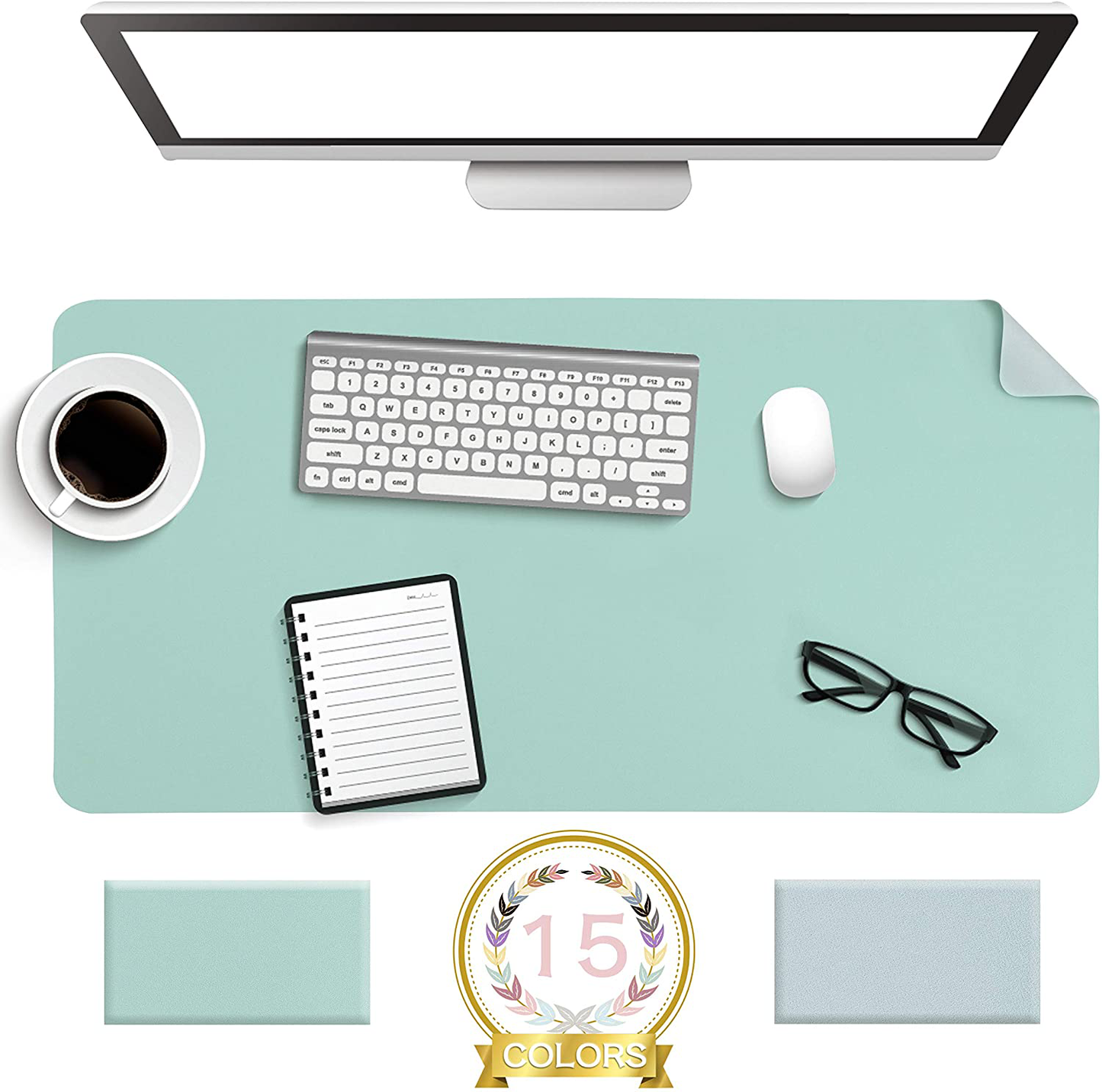 Skanto | Desk Protector Waterproof Non-Slip Leather Office Mouse Pad