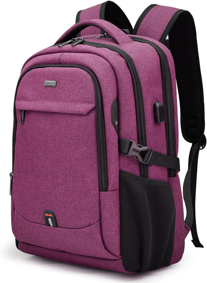 Water-Resistant Travel Laptop Backpack with USB Port & Organised Storage | Bowlift