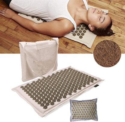 Skanto | Acupressure Mat with Pillow and 5500 Pressure Points – Florapress Relaxation Set