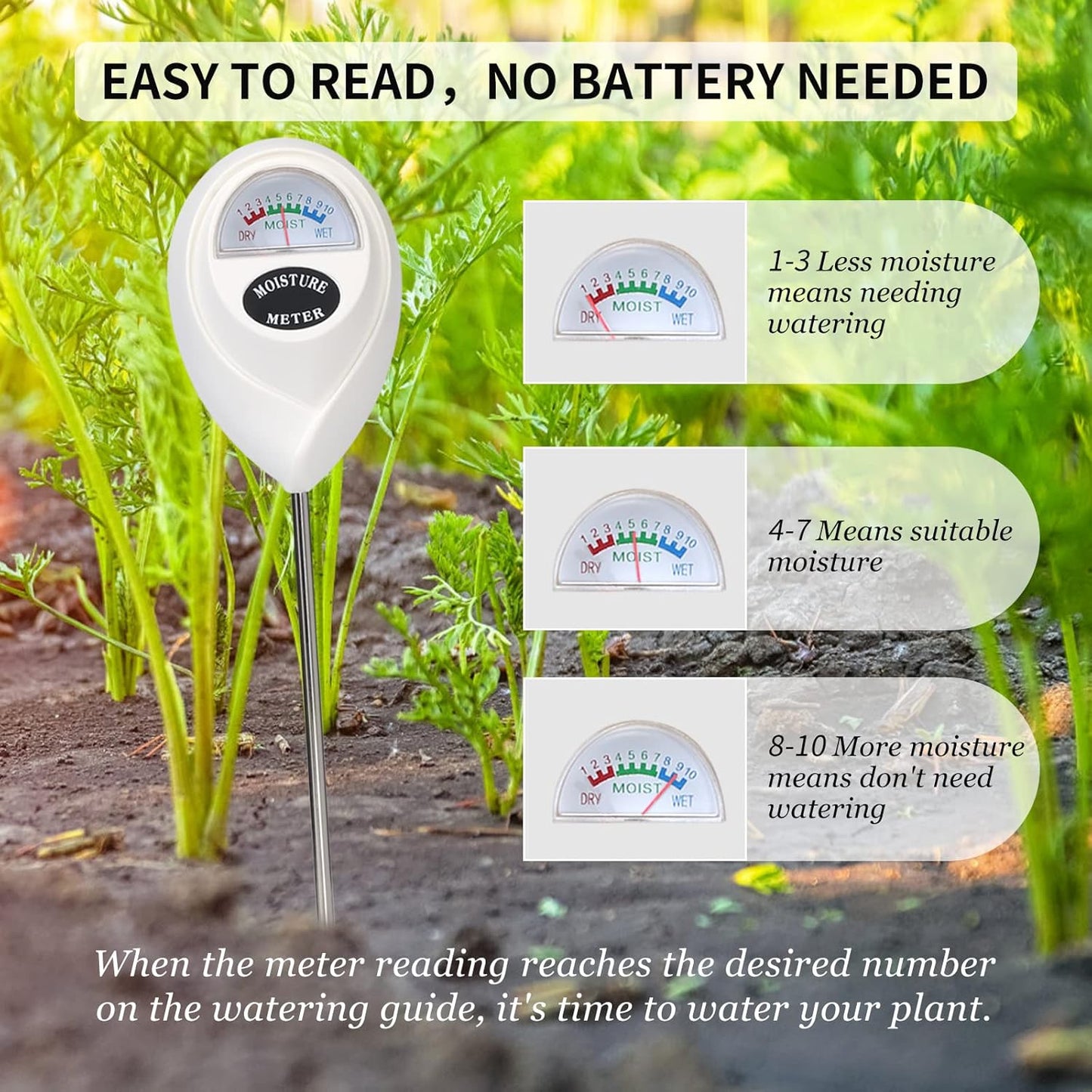 BowLift | Soil moisture meter for precise moisture measurement in soil – Ideal for plant care