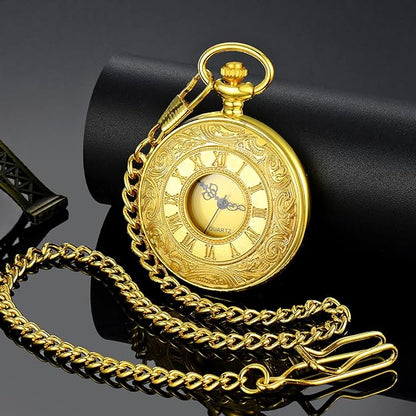 Classic Retro Pocket Watch for Men Skanto