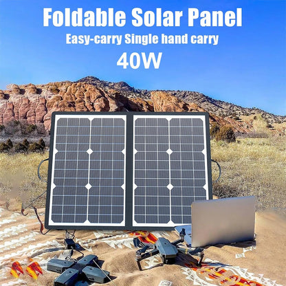Skanto | SolaraX 1000W Foldable Solar Panel Kit – Portable Off-Grid Power with MPPT Charging