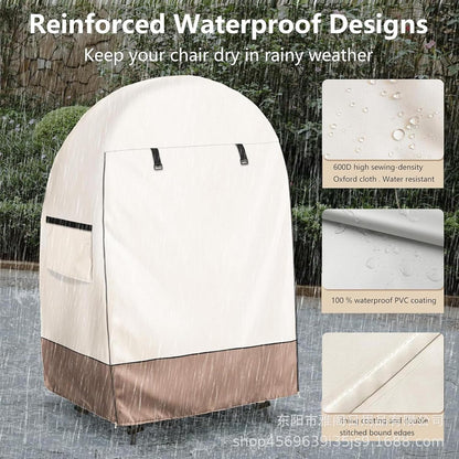 BowLift | Waterproof Egg Chair Cover with Double Zipper – Solara