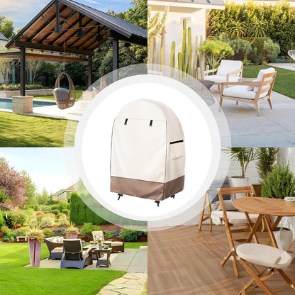BowLift | Waterproof Egg Chair Cover with Double Zipper – Solara