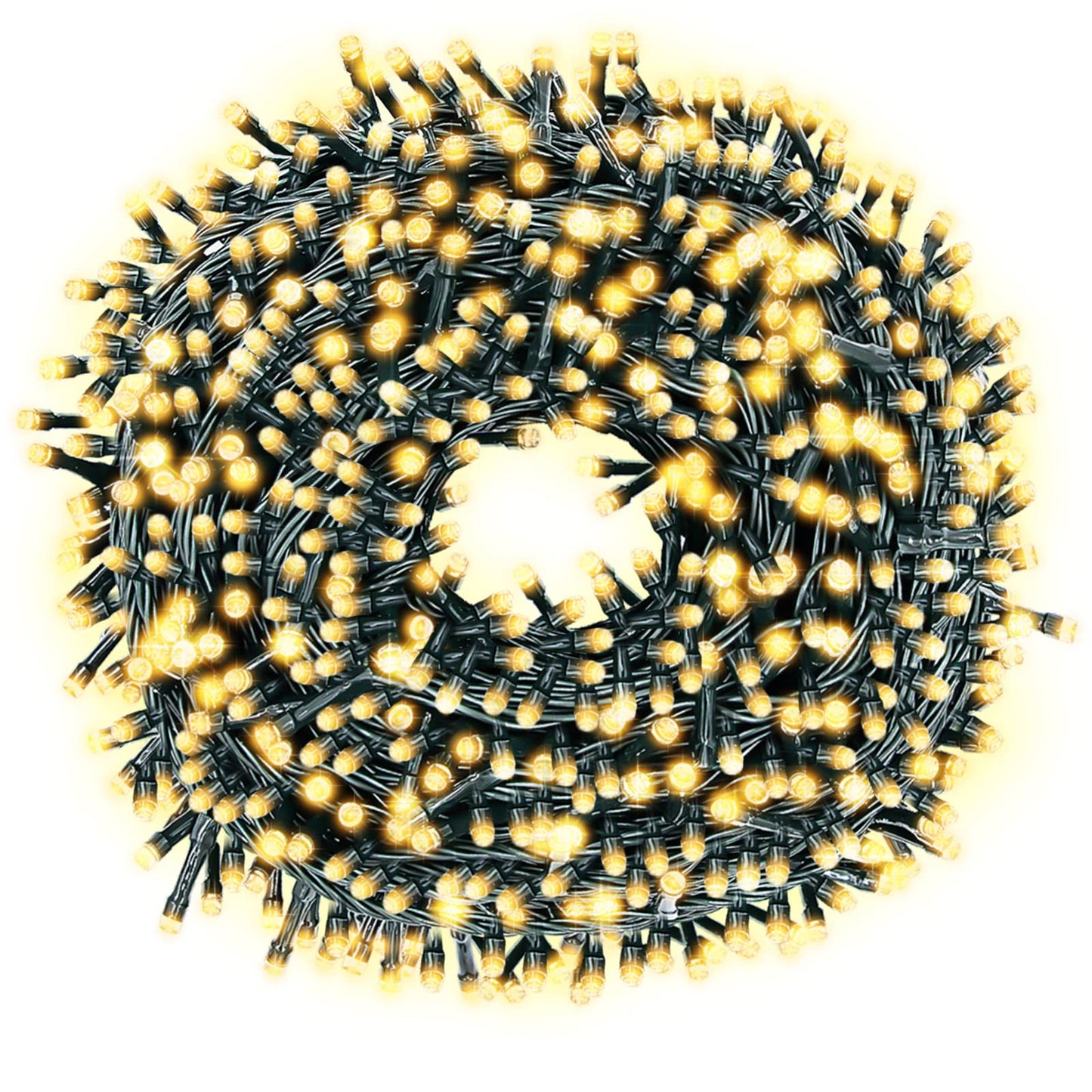 Skanto | Skanto Decute 800 LED 272ft Christmas Lights UL Certified 8 Modes, Waterproof Outdoor Indoor Twinkling Star Lights for Christmas Tree Patio Garden Party Decor Warm White