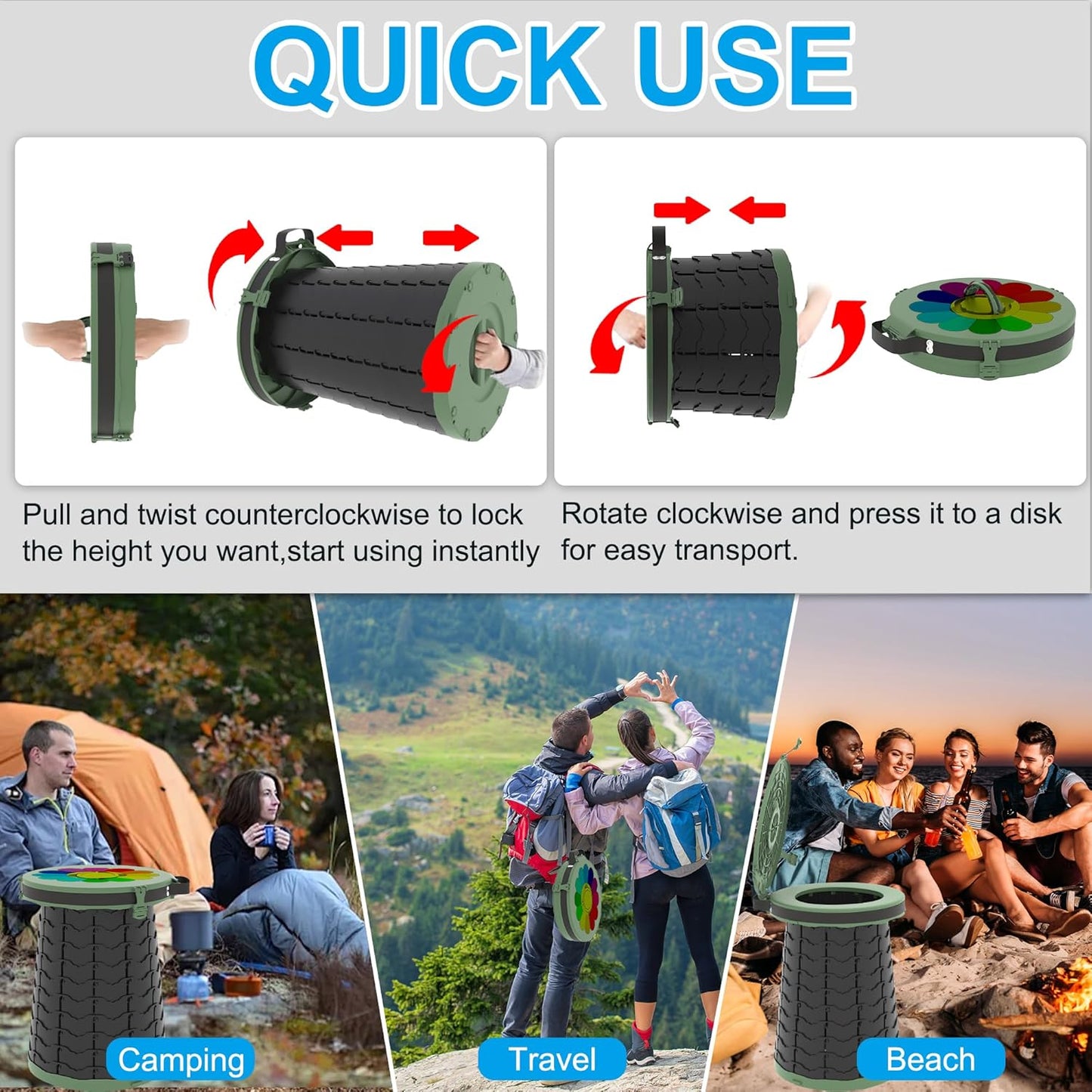 BowLift | Portable Toilet with Adjustable Height – CampMate
