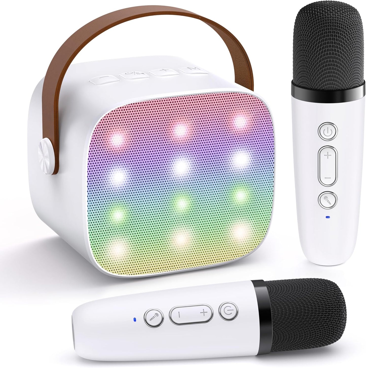Skanto | Portable Mini Karaoke Machine with Bluetooth Speaker and 2 Wireless Microphones – Veylo