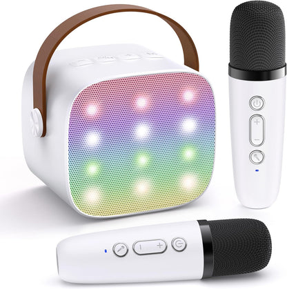 Skanto | Portable Mini Karaoke Machine with Bluetooth Speaker and 2 Wireless Microphones – Veylo