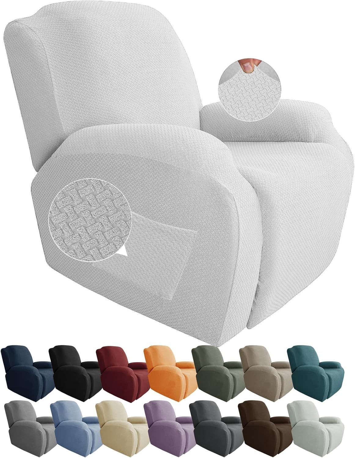 BowLift | Stretch Recliner Chair Covers 4-Piece Set – CoverMate