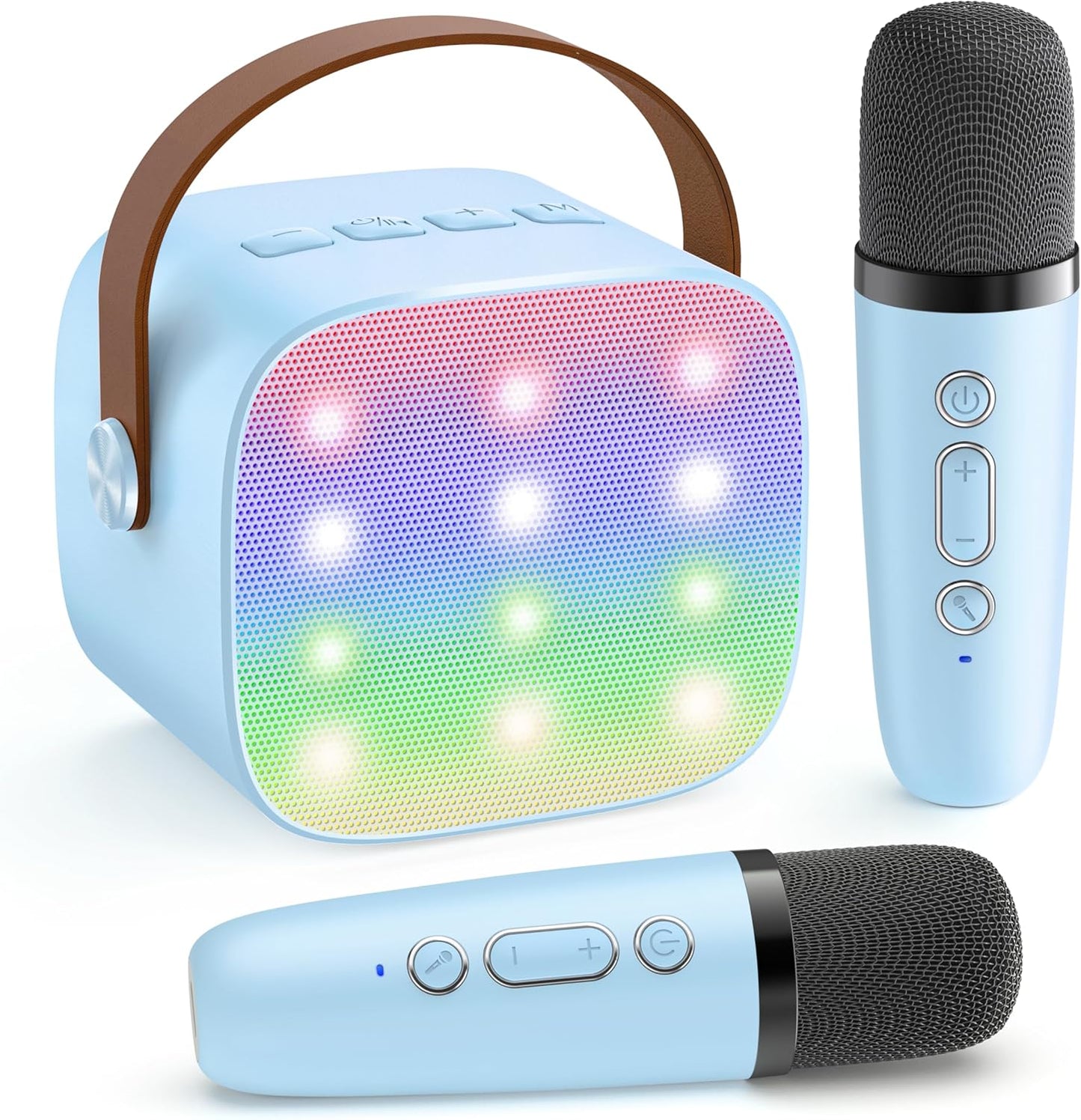 Skanto | Portable Mini Karaoke Machine with Bluetooth Speaker and 2 Wireless Microphones – Veylo