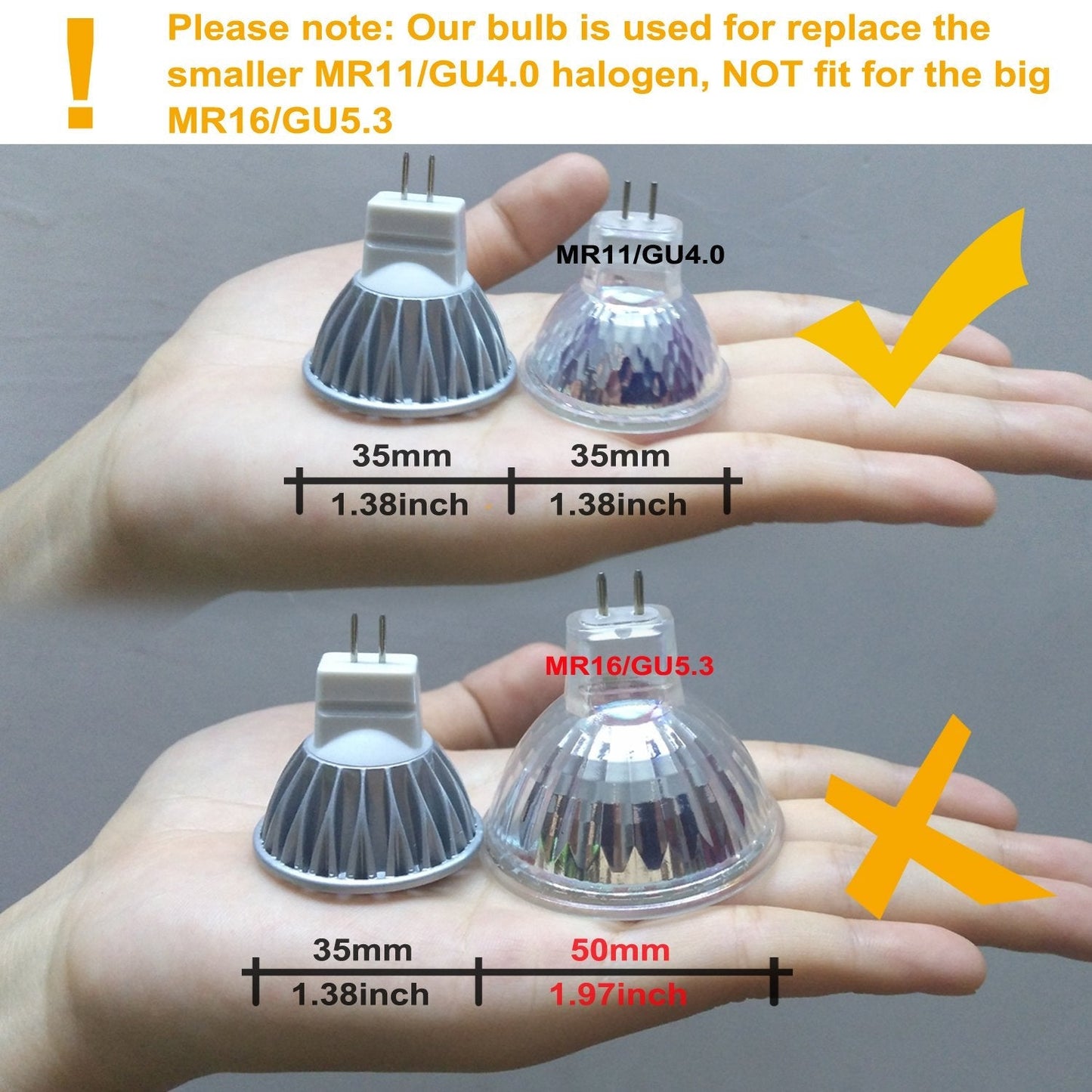 Skanto | Alide Mr11 Gu4 Led Bulbs 3000K Warm White 3W, 6 Pack Low Voltage Spotlights For Outdoor