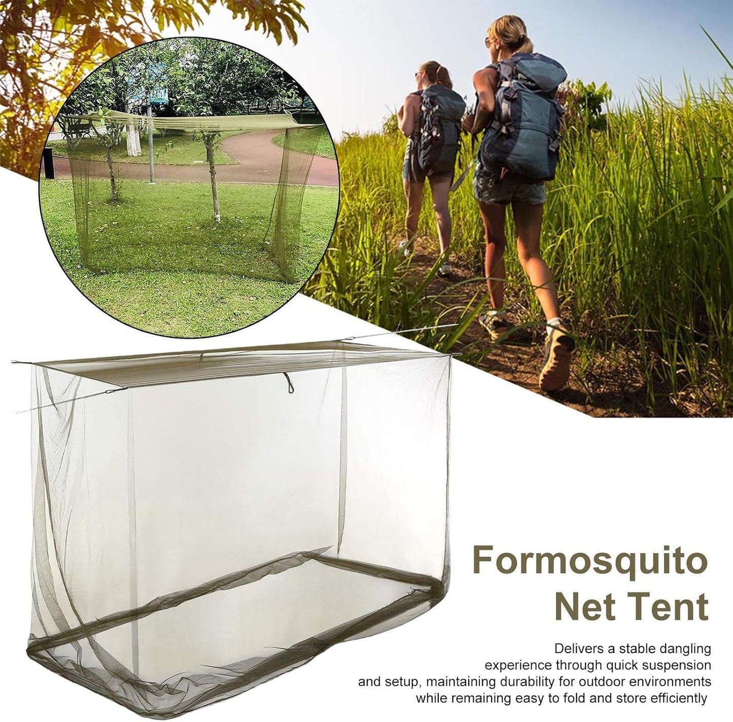 BowLift | Outdoor Rectangular Fly Net Canopy – Ventora