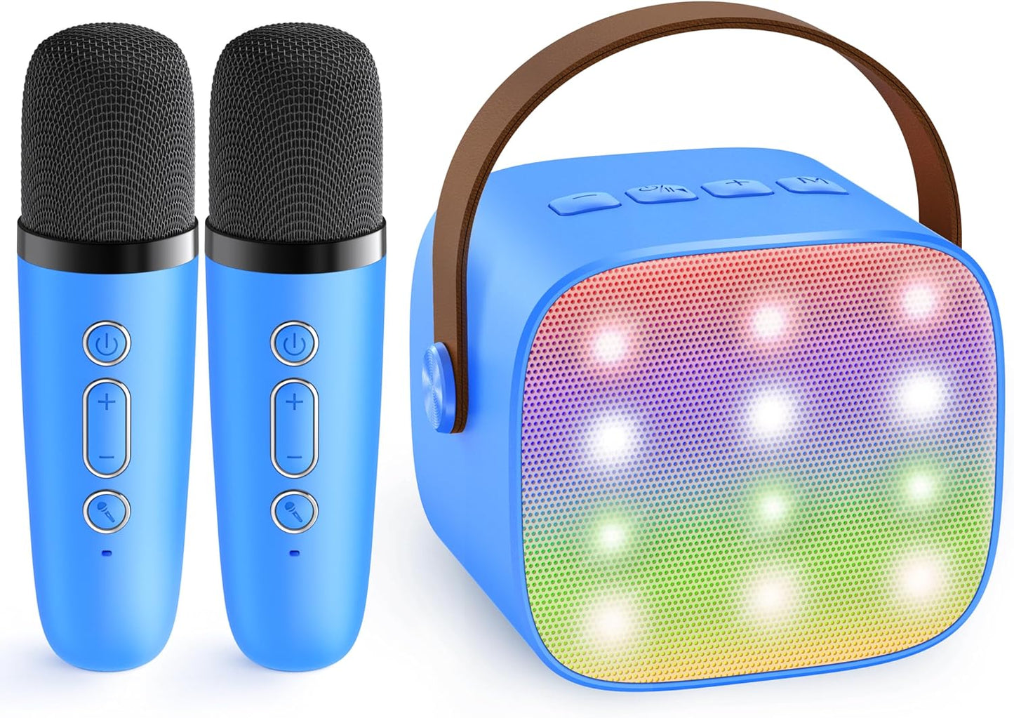 Skanto | Portable Mini Karaoke Machine with Bluetooth Speaker and 2 Wireless Microphones – Veylo