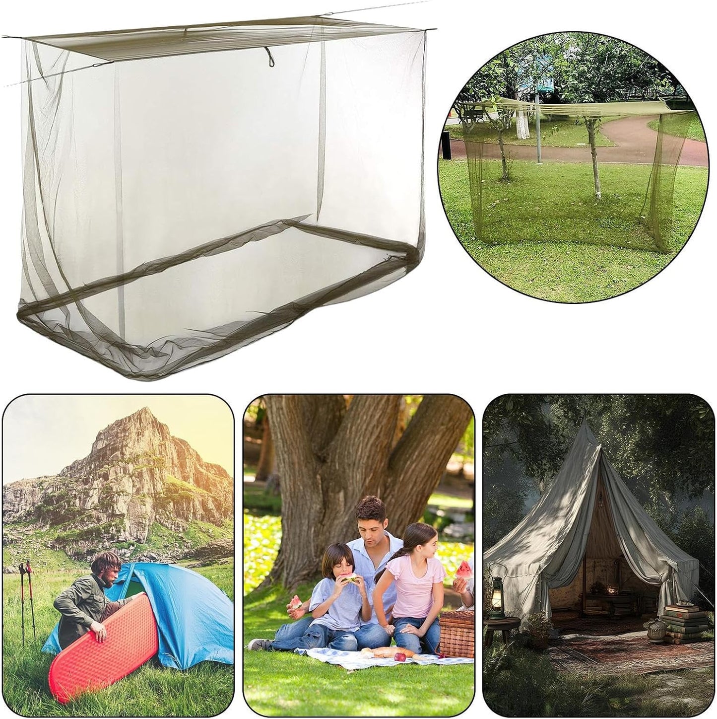 BowLift | Outdoor Rectangular Fly Net Canopy – Ventora