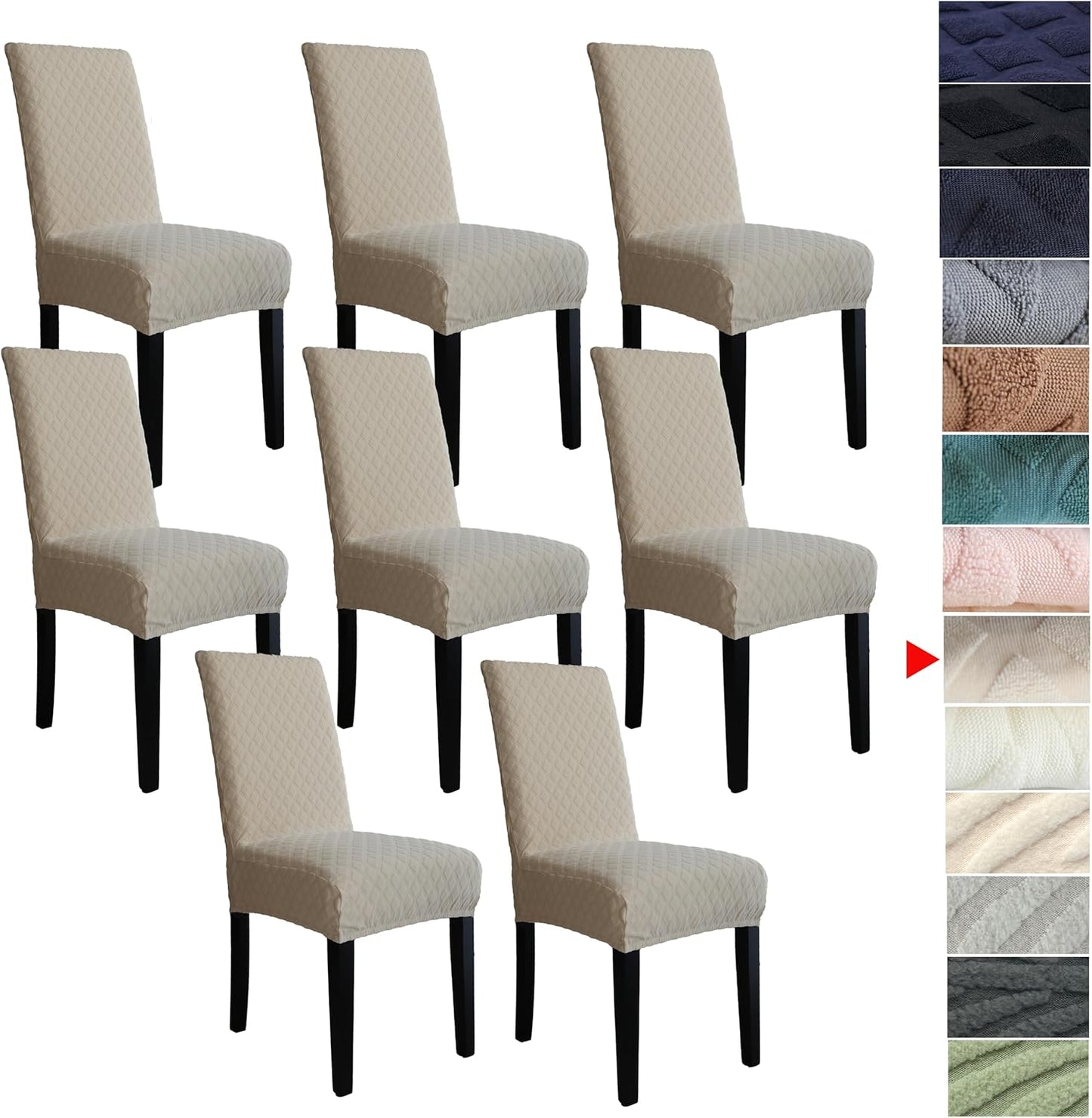 Skanto | Stretch Dining Chair Cover Set – ChairGuard